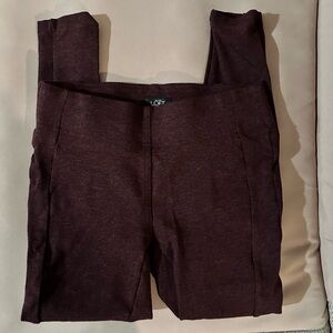 LOFT Women’s Petite Ponte Burgundy Leggings
